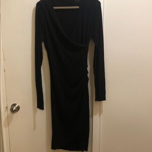 Wilfred Free black knit dress
